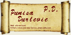 Puniša Durlević vizit kartica